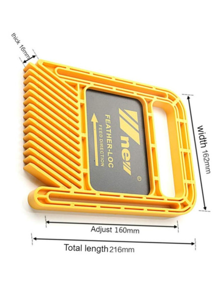 Tablero de Plumas Alargado W New para Sierra de Banco 0.84kg