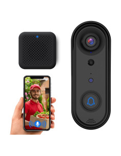 Cámara de Timbre de Video Taishixing J1 1080P WiFi IR