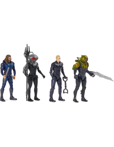 Paquete de Isla Volcánica Aquaman Spin Master - 4 Figuras 10.16 cm