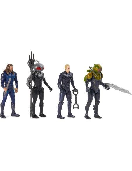 Paquete de Isla Volcánica Aquaman Spin Master - 4 Figuras 10.16 cm