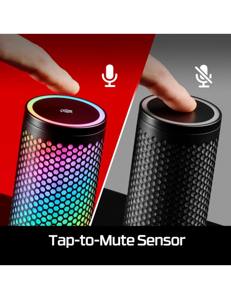 Micrófono USB HyperX QuadCast 2 S RGB para streaming Micrófono USB HyperX QuadCast 2 S RGB para streaming