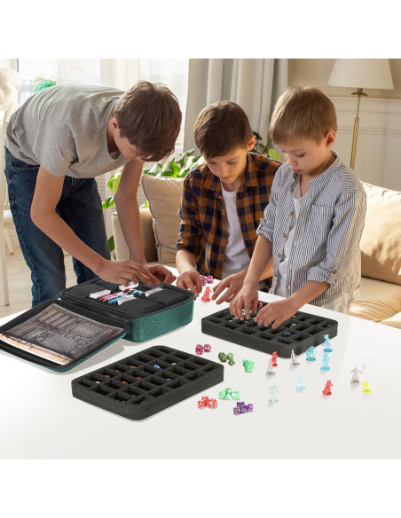 Estuche de Transporte para Dados DND Mumlicha Verde 33x24cm