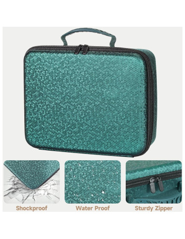 Estuche de Transporte para Dados DND Mumlicha Verde 33x24cm