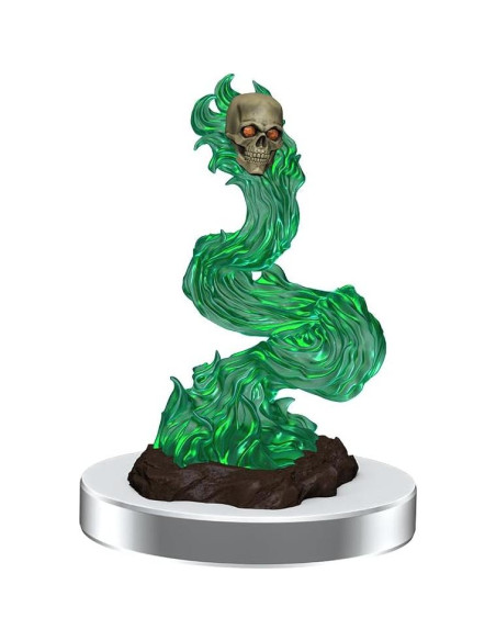 Miniaturas D&D WizKids Hechicera Oscura y Calaveras de Llama