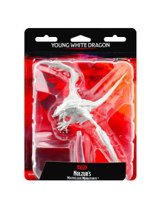 Miniatura Joven Dragón Blanco WizKids D&D 20x12x15cm