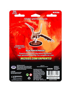 Miniatura Joven Dragón Blanco WizKids D&D 20x12x15cm 2