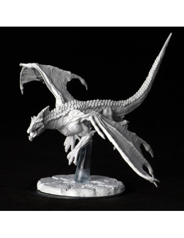Miniatura Joven Dragón Blanco WizKids D&D 20x12x15cm