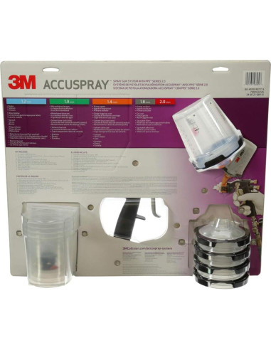 Pistola de Pintura 3M Accuspray 26580 con PPS 2.0, 650 ml