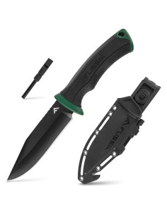 Cuchillo de Supervivencia FLISSA con Funda y Silbato 12,38 cm