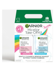 Kit de viaje Agua Micelar Garnier 2 mini limpiadores 15,6x11,7cm