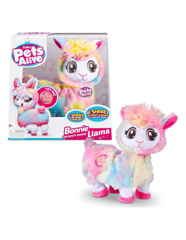 Pets Alive Bonnie Llama Robótica Arcoíris con Música