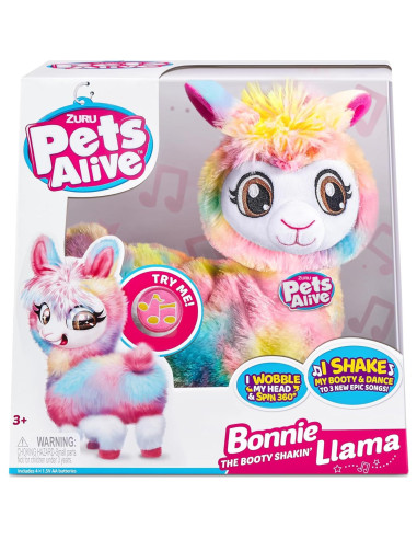 Pets Alive Bonnie Llama Robótica Arcoíris con Música