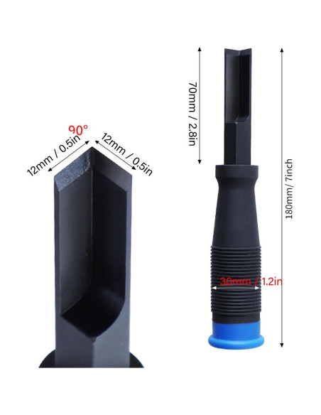 Cincel de Esquina FTVOGUE en Ángulo Recto para Carpintería