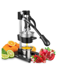 Exprimidor Manual FOHERE de Cítricos 400ml Acero Inoxidable