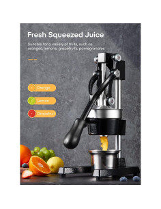 Exprimidor Manual FOHERE de Cítricos 400ml Acero Inoxidable 2