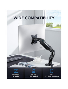 Soporte de Monitor HUANUO HNSS6 Ajustable 13-32" Negro 2