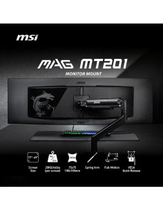 Soporte de Monitor MSI MAG MT201 Ajustable 17-49" Negro 2