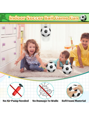 Pelotas de Fútbol de Espuma Mechaniker 12,7 cm 3 Piezas