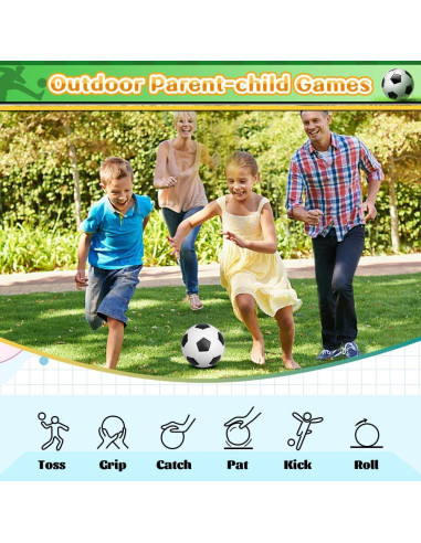 Pelotas de Fútbol de Espuma Mechaniker 12,7 cm 3 Piezas