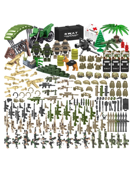 Kit de Accesorios de Armas Militares SHUANGYI 200 Piezas