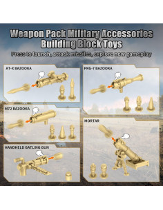 Kit de Accesorios de Armas Militares SHUANGYI 200 Piezas 2