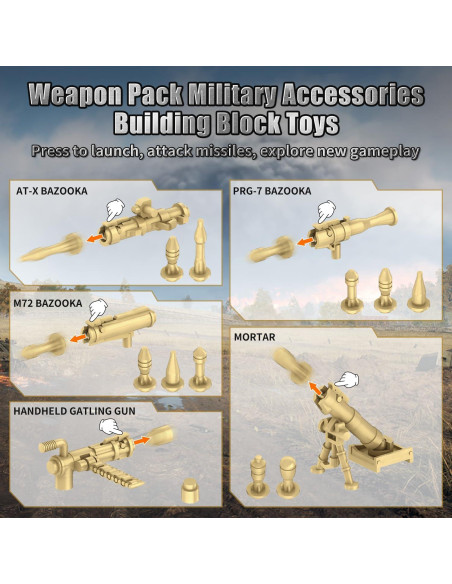 Kit de Accesorios de Armas Militares SHUANGYI 200 Piezas