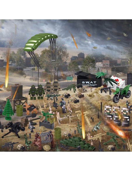 Kit de Accesorios de Armas Militares SHUANGYI 200 Piezas