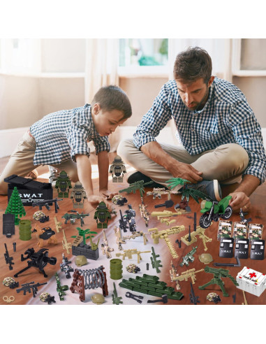 Kit de Accesorios de Armas Militares SHUANGYI 200 Piezas