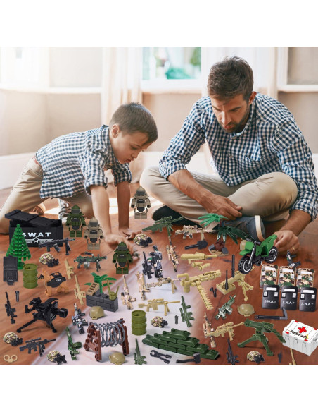 Kit de Accesorios de Armas Militares SHUANGYI 200 Piezas