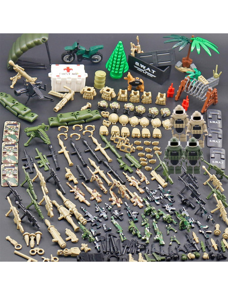 Kit de Accesorios de Armas Militares SHUANGYI 200 Piezas