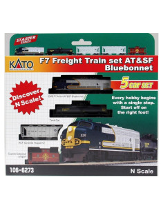 Conjunto de tren de carga Kato F7 Santa Fe 5 piezas
