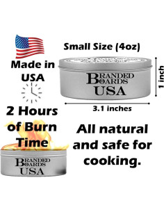 Mini fogata portátil Branded Boards 7,94x2,54cm 5h de uso 2