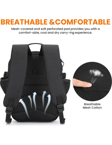 Mochila Táctica Mini Huntvp 9L Impermeable Negra