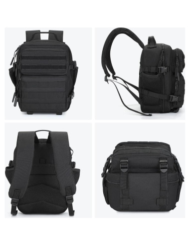 Mochila Táctica Mini Huntvp 9L Impermeable Negra