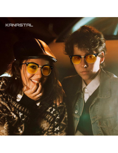 Gafas de sol KANASTAL UV400 semi sin montura para hombres y mujeres
