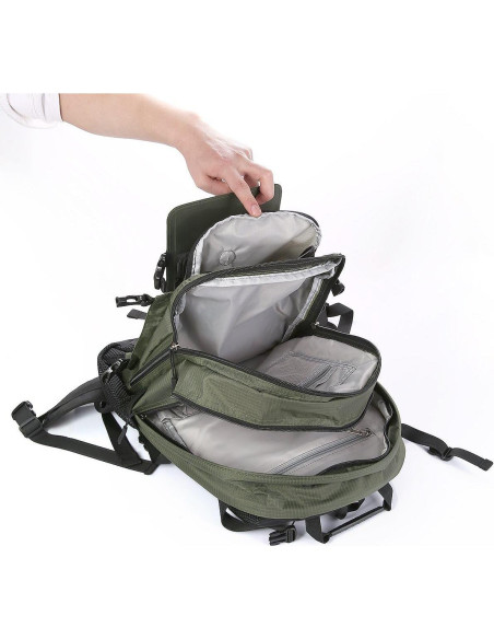 Mochila Solar ECEEN 7W Carga USB Verde Sin Batería Mochila Solar ECEEN 7W Carga USB Verde Sin Batería