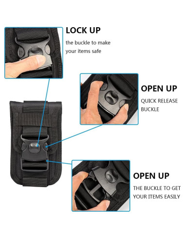 Funda táctica IronSeals para iPhone y Samsung - Negro