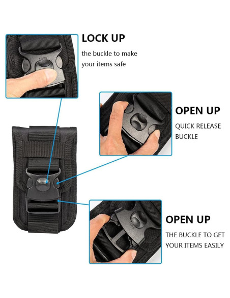 Funda táctica IronSeals para iPhone y Samsung - Negro