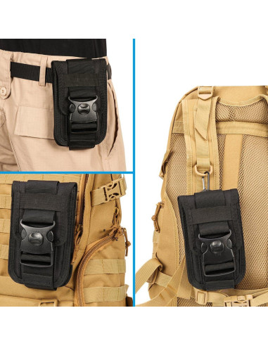 Funda táctica IronSeals para iPhone y Samsung - Negro