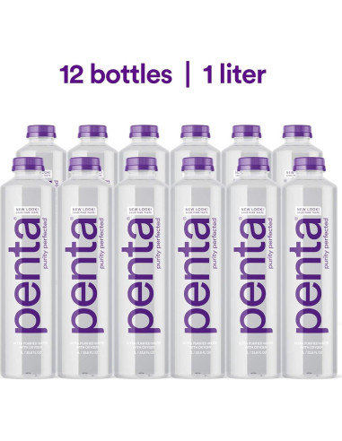 Agua Ultra-Purificada Penta 405.6 Oz (Paquete de 12)