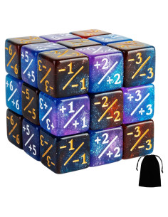 Juego de 24 Dados Contadores MTG +1/+1 LAMJAM
