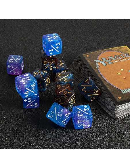 Juego de 24 Dados Contadores MTG +1/+1 LAMJAM