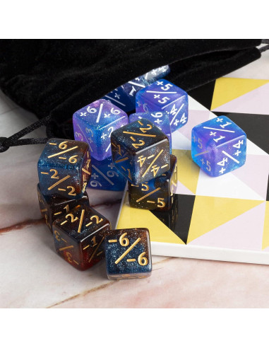 Juego de 24 Dados Contadores MTG +1/+1 LAMJAM