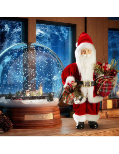 Figura de Santa Claus Uten 31 cm con Regalos y Campana 2