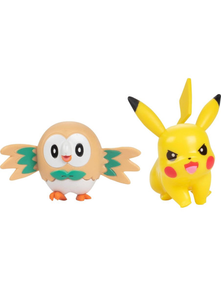 Set de Figuras Pokémon Jazwares 6 Piezas Ash y Pikachu