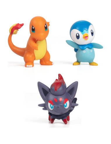 Set de Figuras Pokémon Jazwares 6 Piezas Ash y Pikachu
