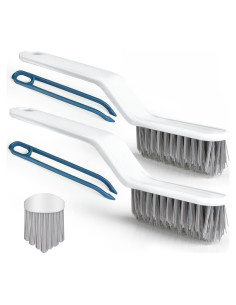 Juego de 2 cepillos limpiadores de lechada Sankoly blanco