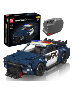 Coche de Policía Mould King 15073 786 Piezas Pull-Back