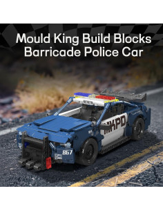 Coche de Policía Mould King 15073 786 Piezas Pull-Back 2