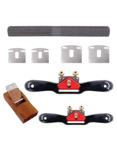 Conjunto de Cepillos Ajustables Glarks 2 Piezas con Cuchillas